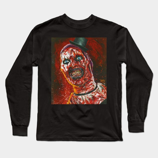 Terrifier Long Sleeve T-Shirt by Horrorart